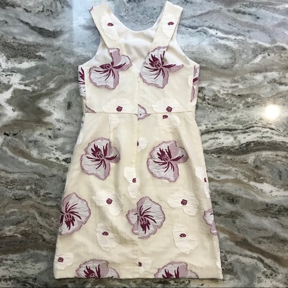 Ann Taylor V back embroidered sundress graduation - Picture 2 of 3